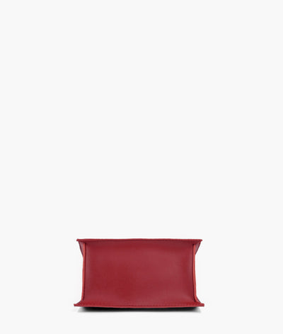 Maroon mini cross-body bag