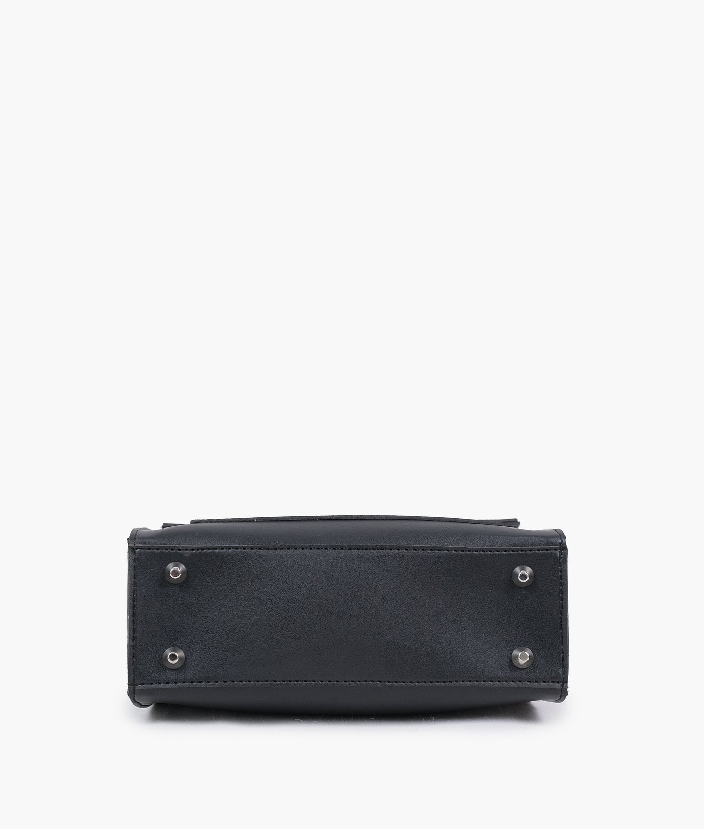 Black push-lock messenger bag